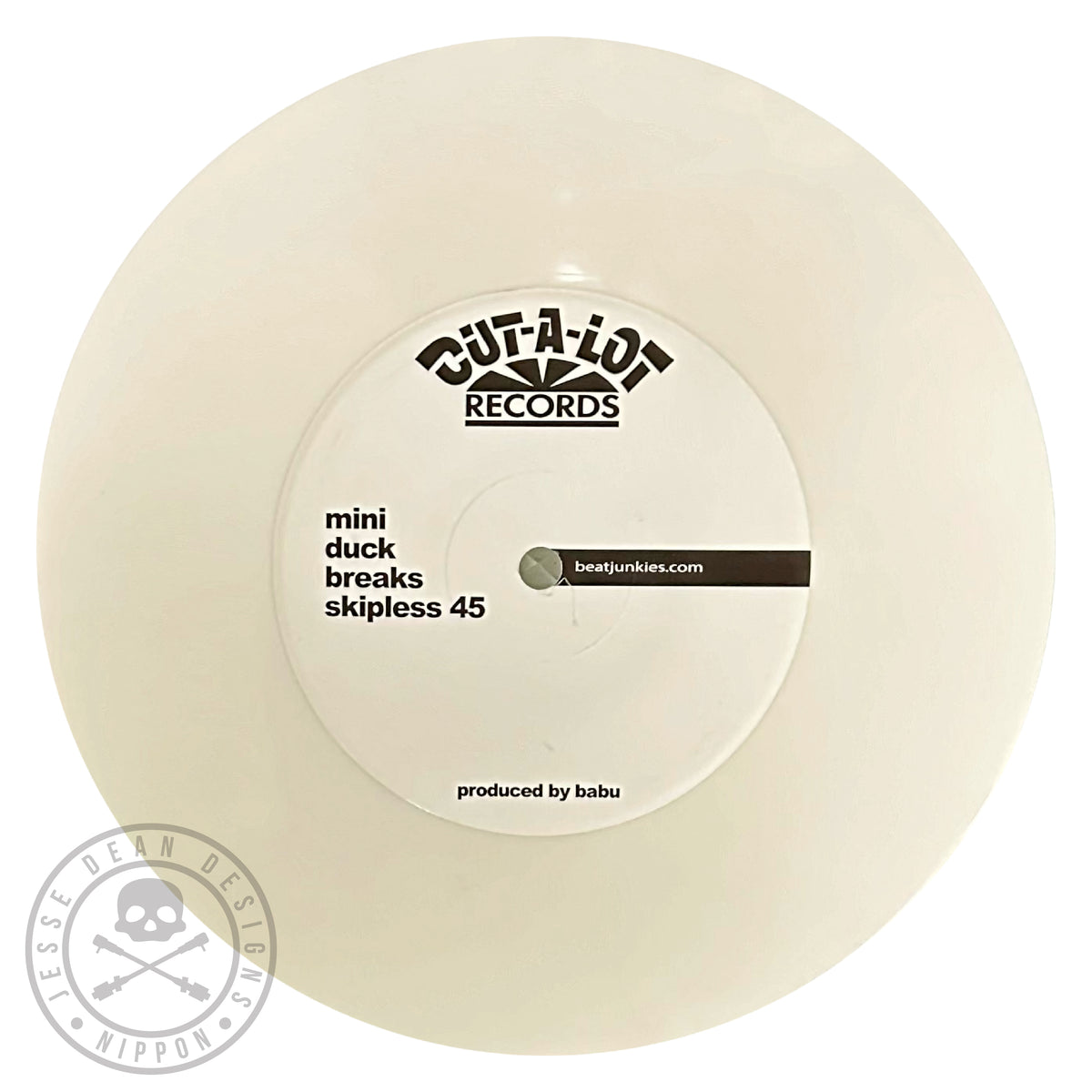 MINI DUCK BREAKS - DJ BABU - 7IN (WHITE VINYL) – Jesse Dean Designs