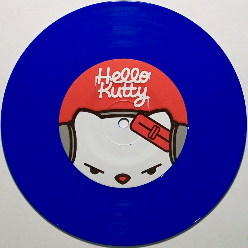 HELLO KUTTY - ROMAN CORTEZ - 7IN (Blue Vinyl) – Jesse Dean Designs