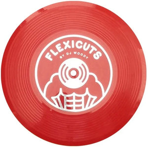 FLEXICUTS 1 - DJ WOODY - 7IN ( RED FLEXI DISC)