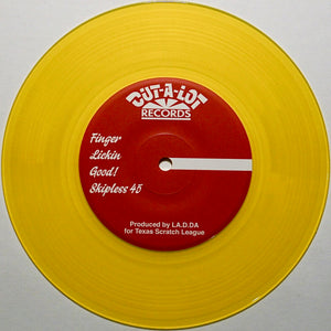 FINGER LICKIN GOOD SKIPLESS - D-STYLES & DJ LA.D.DA - 7" (Yellow Vinyl)