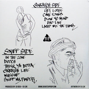 DJ IDEA - BUTT SNIFF BREAKS - 7" (White Vinyl)