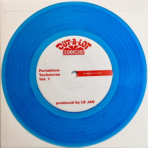 LE JAD – PORTABLISM TECHNICIAN - 7″(Blue Vinyl)