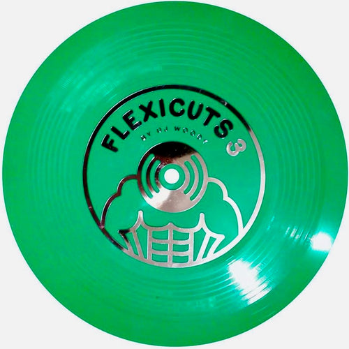 FLEXICUTS 3 - DJ WOODY – 7IN (GREEN FLEXI DISC)