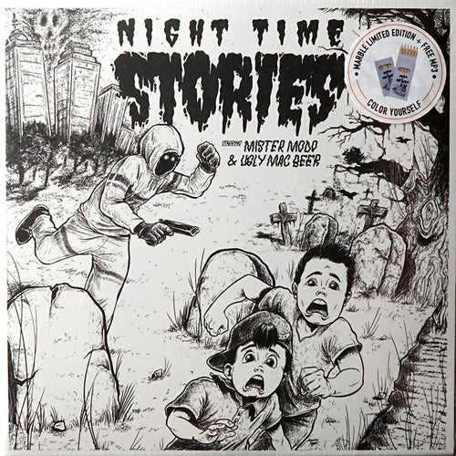 NIGHT TIME STORIES - UGLY MAC BEER - 7IN 2X (SMOKE MARBLE)