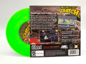 Toxic Hamster Scratchz 7" by Because & Imperial (SLIME GREEN Vinyl)