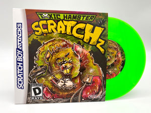 Toxic Hamster Scratchz 7" by Because & Imperial (SLIME GREEN Vinyl)